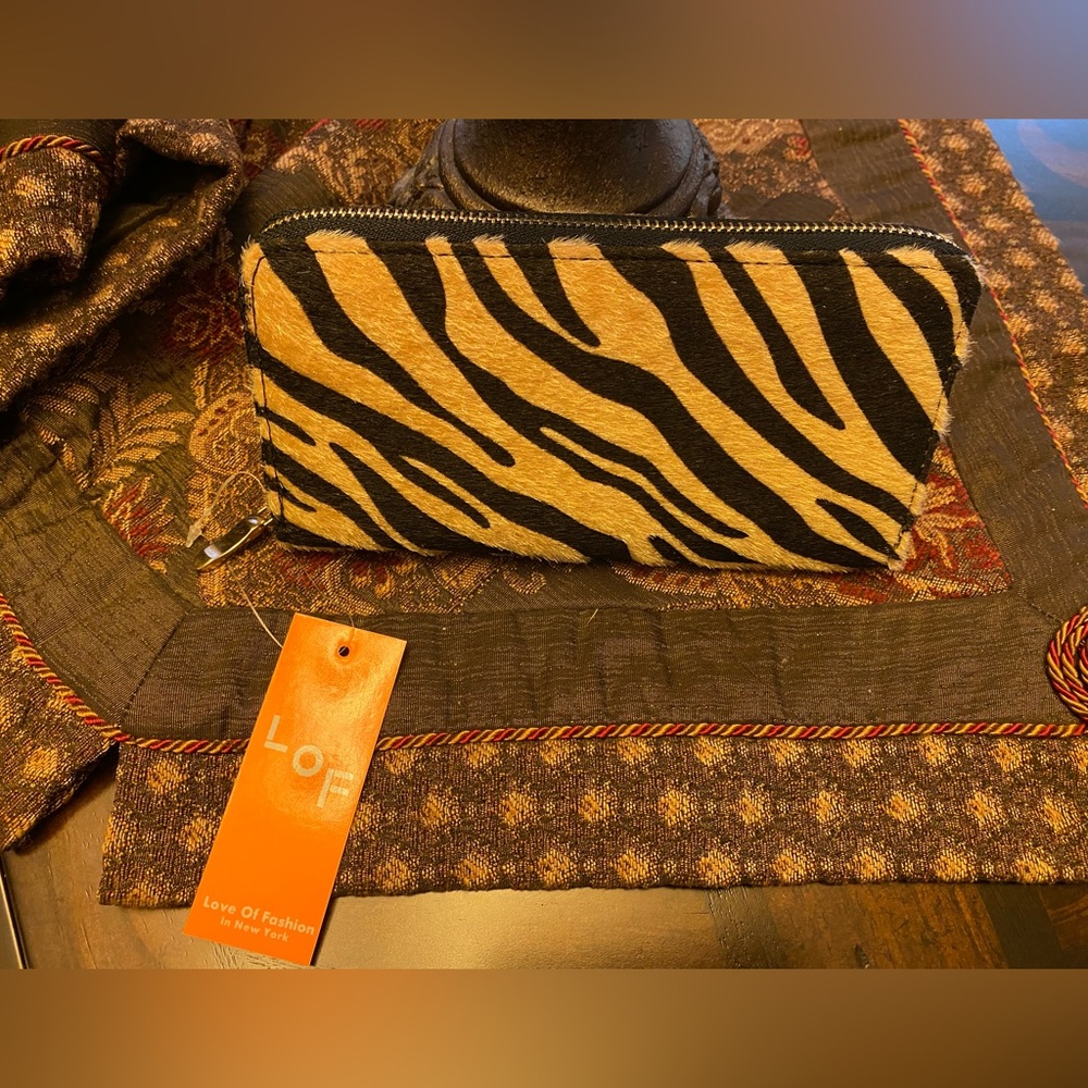 Zebra Print Wallet by Love Of Fashion